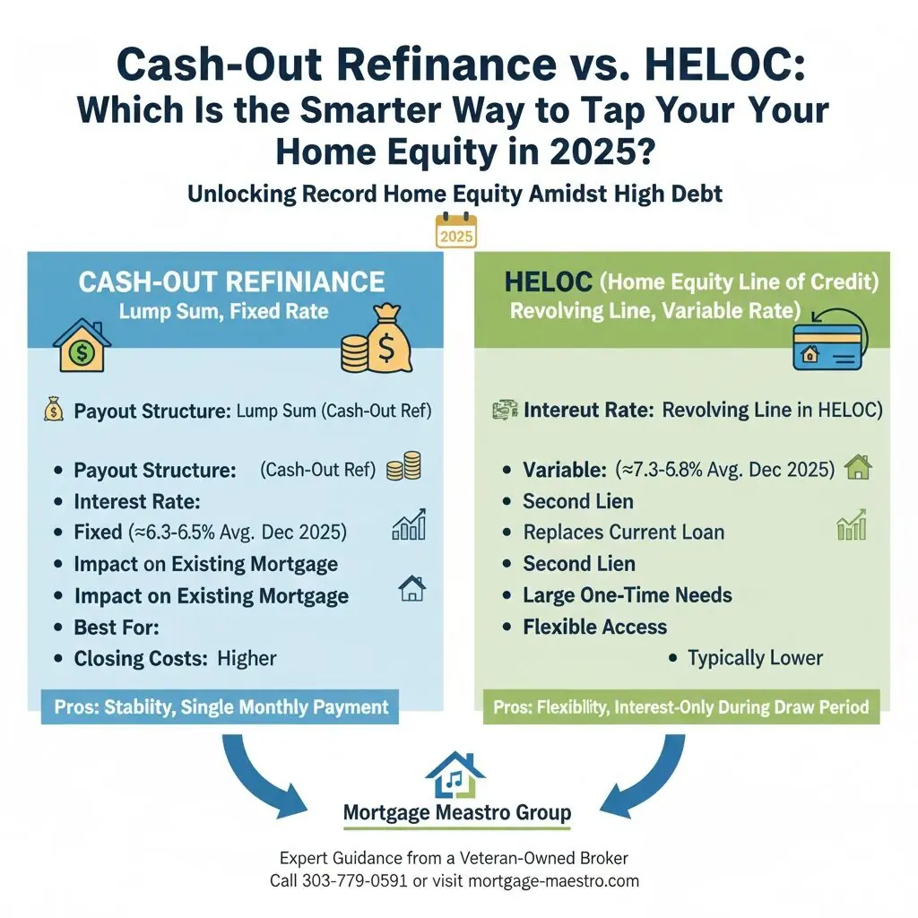 Cash-Out Refinance vs. HELOC