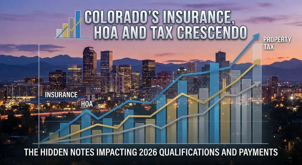Colorado's Insurance, HOA and Tax Crescendo: The Hidden Notes Impacting 2026 Qualifications and Payments