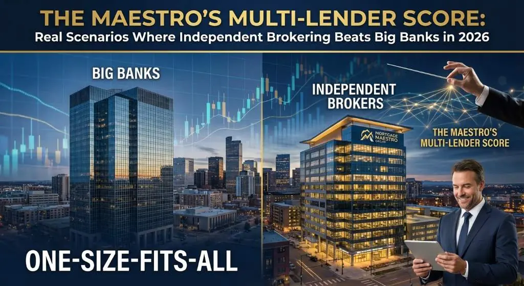 The Maestro's Multi-Lender Score: Real Scenarios Where Independent Brokering Beats Big Banks in 2026