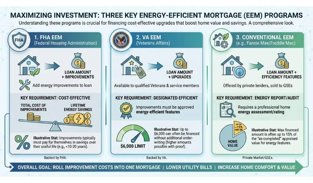 Types of Energy-Efficient Mortgages Available
