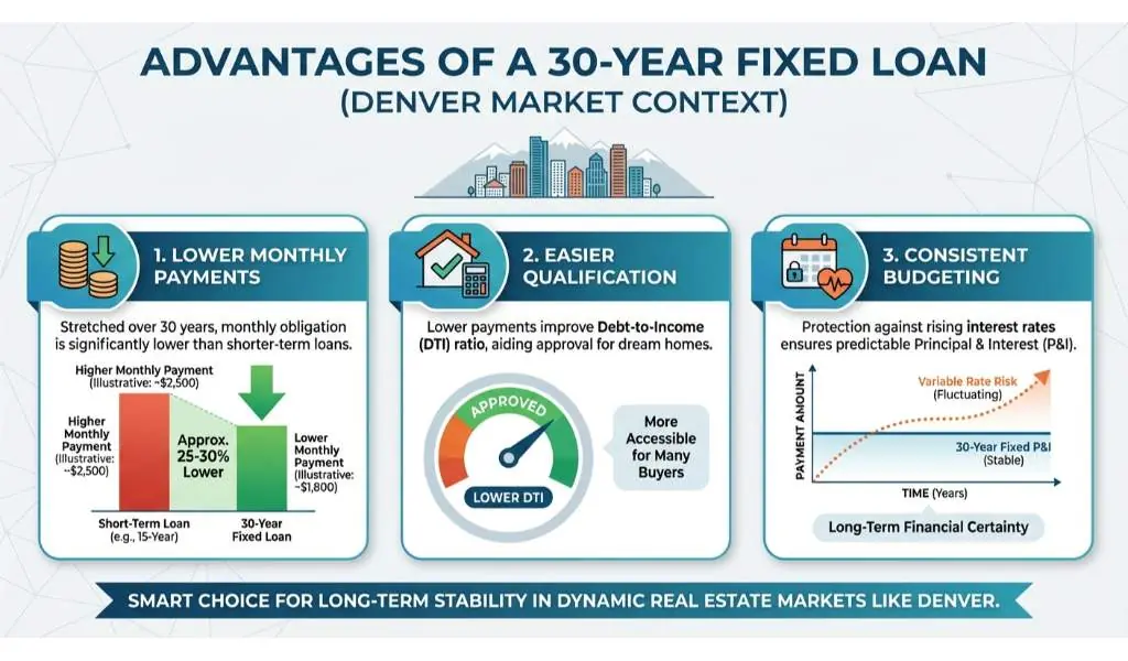 Benefits of a 30-Year Fixed Mortgage for Colorado Homebuyers