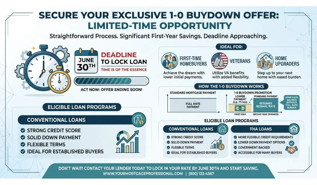 Who Qualifies for the Free 1-0 Buydown?