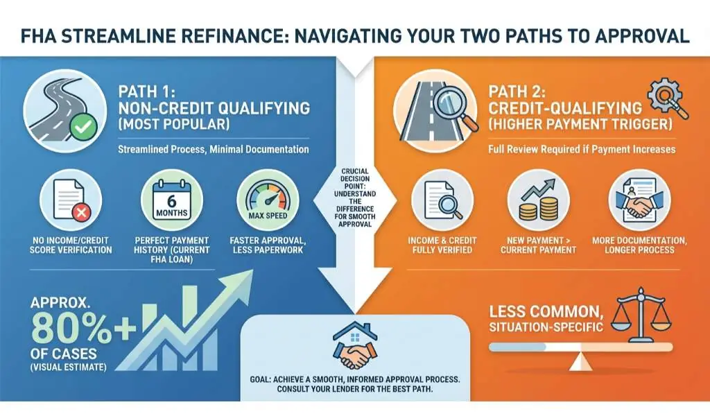 Credit-Qualifying vs. Non-Credit Qualifying FHA Streamlines