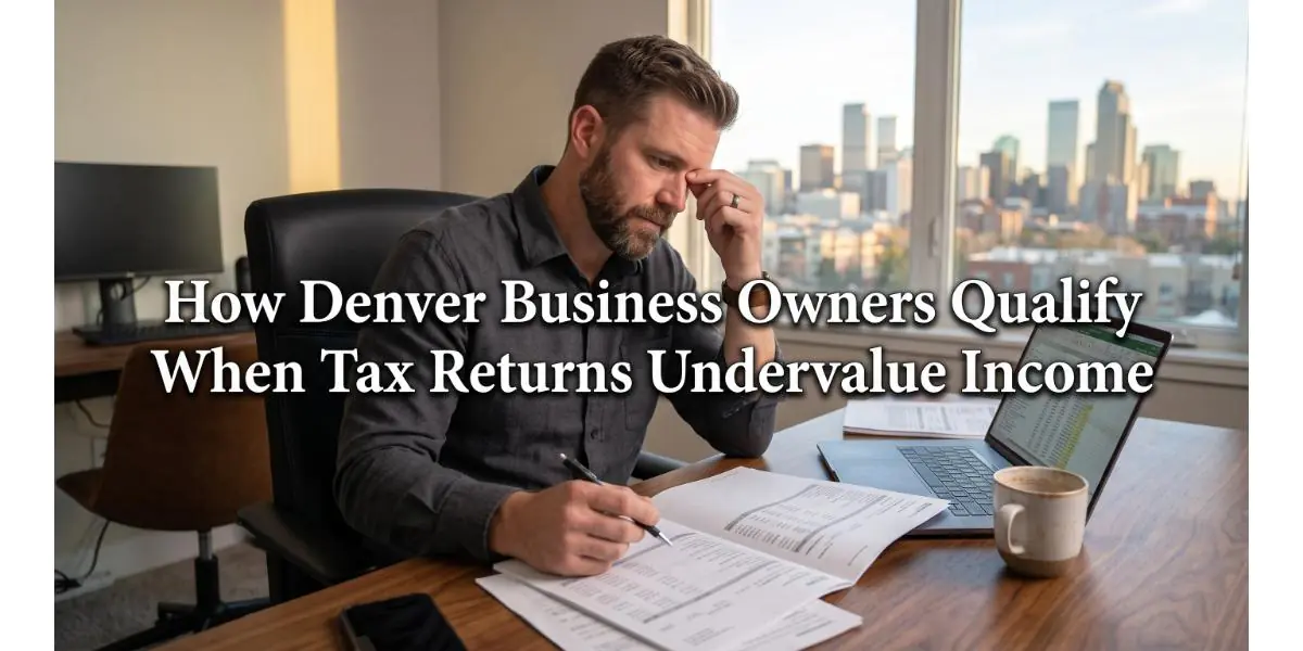 Colorado Entrepreneur Mortgage Underwriting: How Denver Business Owners Qualify When Tax Returns Undervalue Income