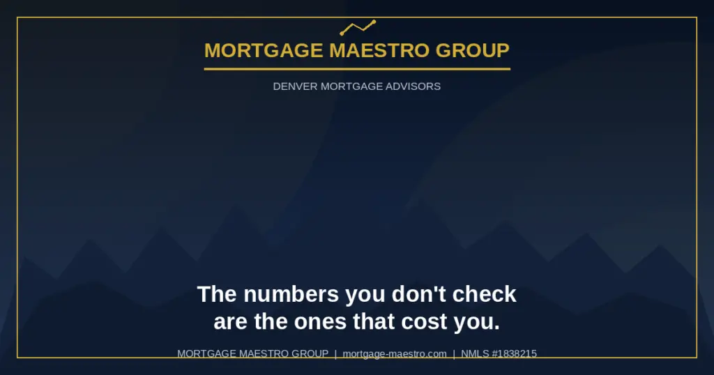 Mortgage Maestro Group, Denver mortgage advisors