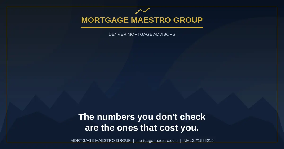 Mortgage Maestro Group, Denver mortgage advisors